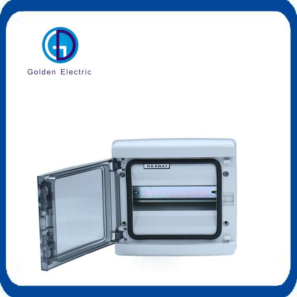 IP65 Ha Series 4 Ways Plastic Power Distribution Box Corrosion Resistant Distribution Box