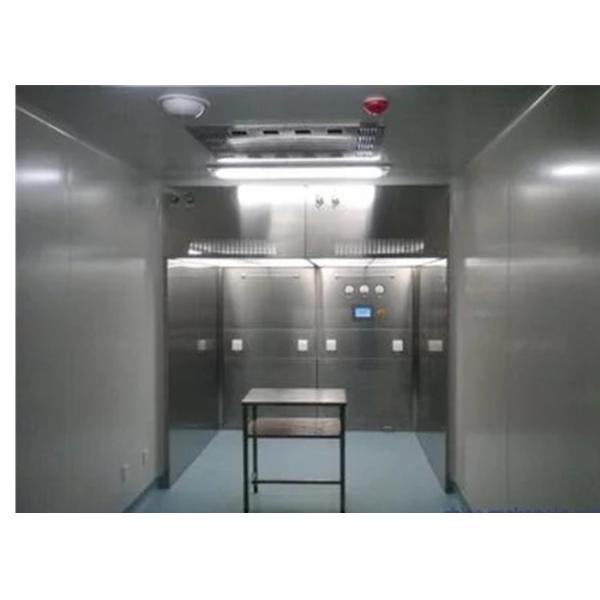 Touch Screen Stainless Steel Sampling Booth Silver Color 220V/50Hz Power Supply