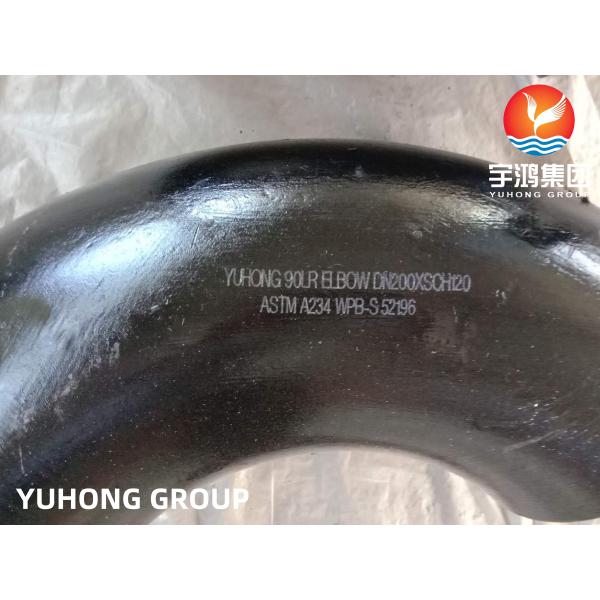 ASTM A234 WPB-S, CARBON STEEL PIPE FITTING, 90DEG ELBOW LR/SR SEAMLESS/WELD B16.9