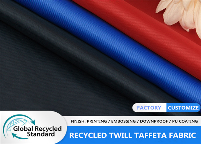 костюмы доказательства разрыва полиэстера ткани тафты Twill 230T выравнивая повторно использованную ткань ЛЮБИМЦА