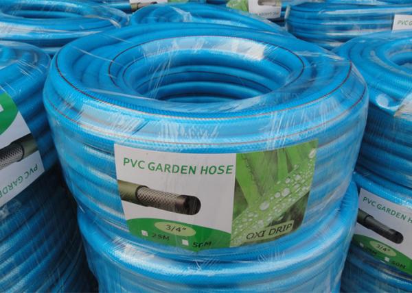 1 / 2 Inch Garden PVC Hose 12mm Flexible Lightweight Fiber Braided Hose