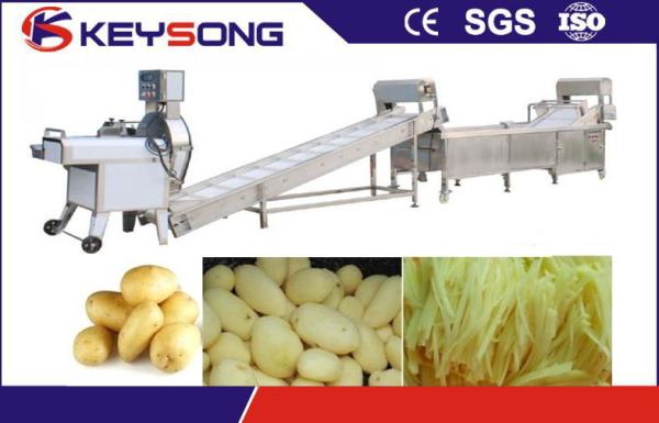 Industrial Chips Making Machine , Big Capacity Potato Chips Cutting Machine