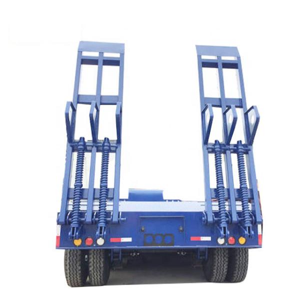 de 60T BPW baixo da cama reboque 3.66m 16 altos Wheeler Low Bed semi