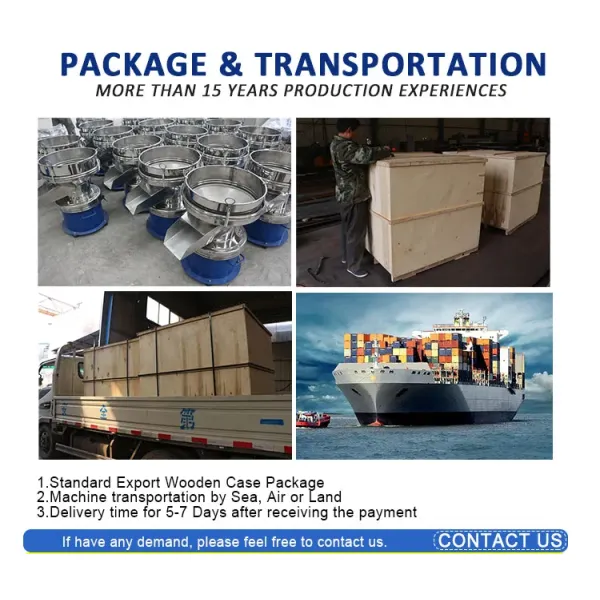 High Capacity Circular Vibrating Screen Filter For Liquid Sieve