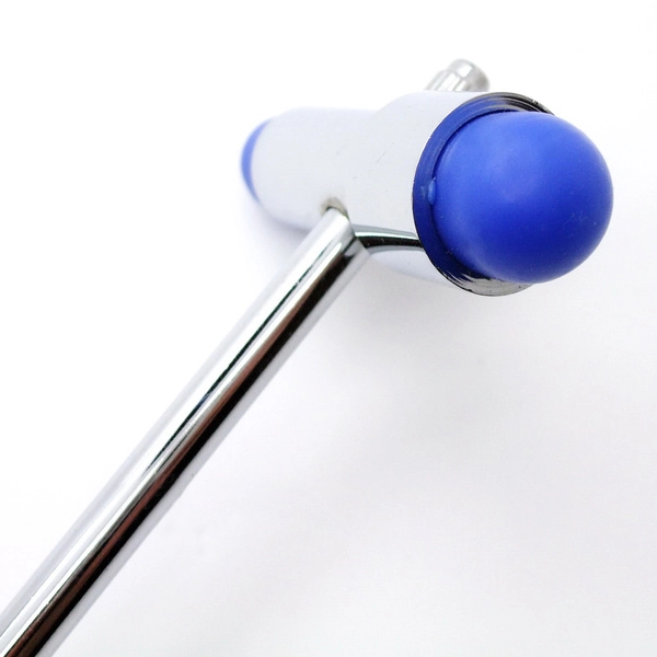 23cm Neurological Reflex Hammer Stainless Steel Rubber