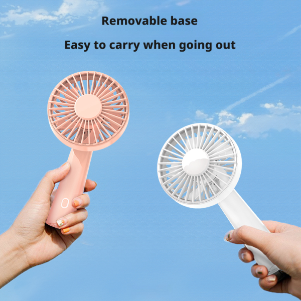 1200mAh Battery Mini Portable Fan with Humidify Function and Lightweight Design for Outdoor Use