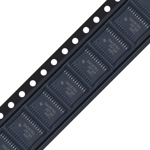 DAC8760IPWPR 16-Bit Single-Channel Programmable Current/Voltage Output DAC For 4-20mA Current Loop Applications