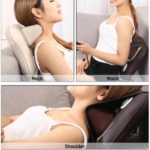 Infrared Whole Body Shiatsu Neck And Back Massager Pillow Speed Adjust Freely