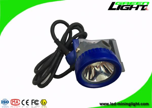 IP68 waterproof and 420g portable underground safety explosion proof led mining corded miner cap lamp