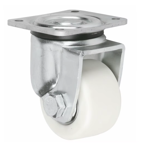 Heavy Duty Black Nylon Rigid Casters for Industrial Machines – 2.5″ & 3″ Sizes with 600–700 kg Load Capacity