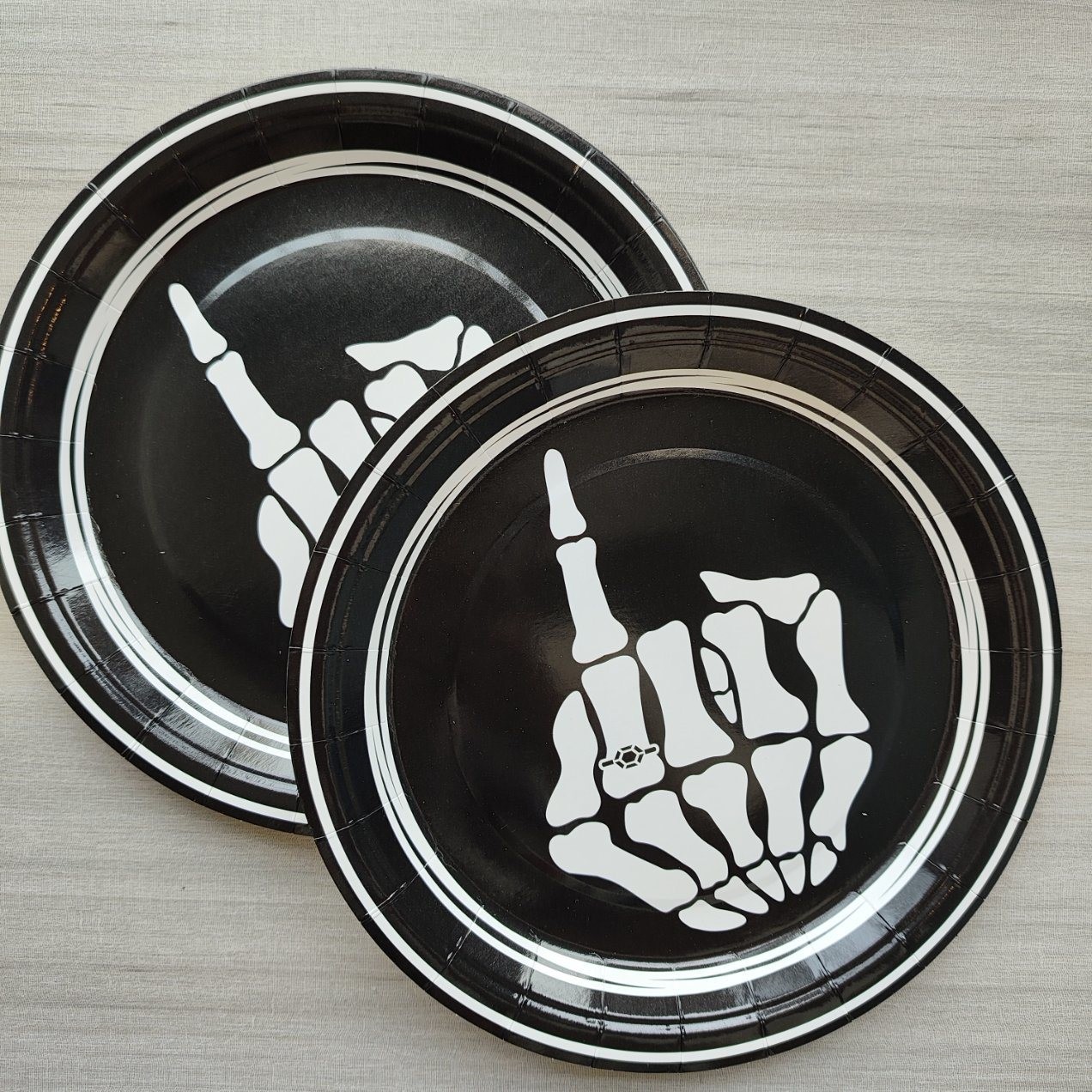 Eco-friendly Disposable Tableware for Birthday Party Food and Cake Plate Lunch Plate