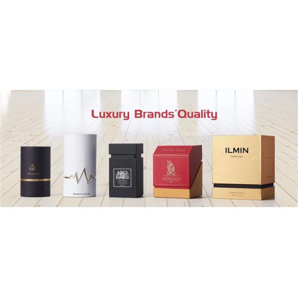Cosmetic Fragrance Bottle Gift Box Packaging 2mm Cardboard Paper With Lid