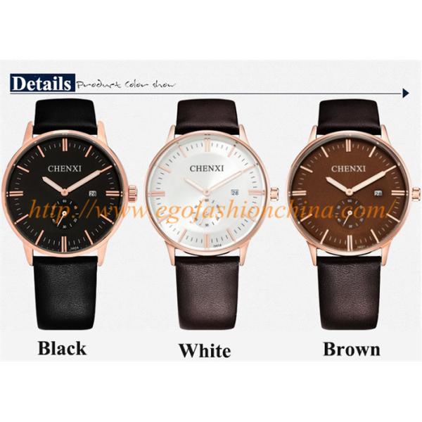 060 Leather Band Watch Fashion Jewelry Wholesale Cheap Watches Retailing Rose Gold Watch