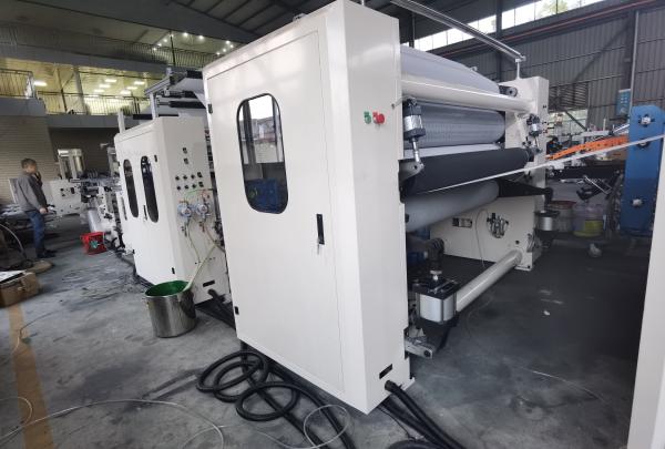 Automatic Glue Lamination Small Toilet Paper Kitchen Towel Paper Making Machine