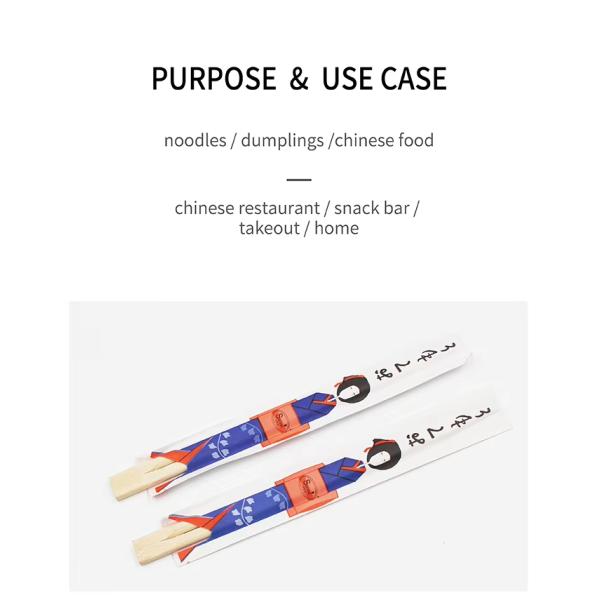 Естественные многоразовые деревянные бамбуковые палочки для еды