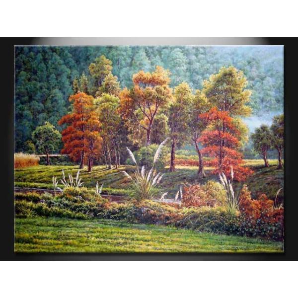 GDFT111 100% Hand Made Beautiful Landscape Paint Oil Painting for Affordable House
