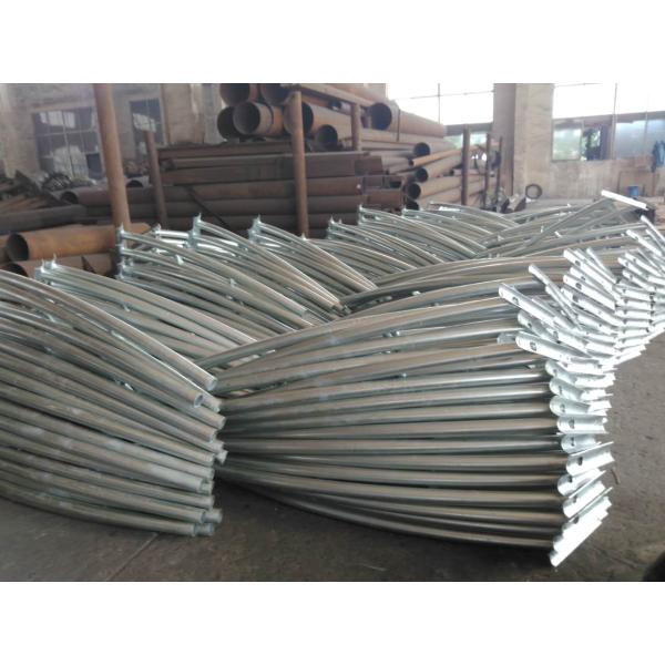 поляк уличного света горячего погружения 7.6m высокий 3mm толстый конический гальванизированный стальной