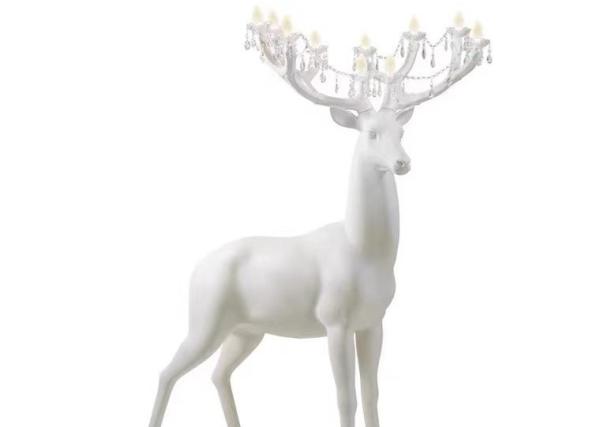 SPOTTED  DEER CRYSTAL  HOME DECOR FLOOR LAMP FOR LIVING ROOM FLOOR STANDING LAMP