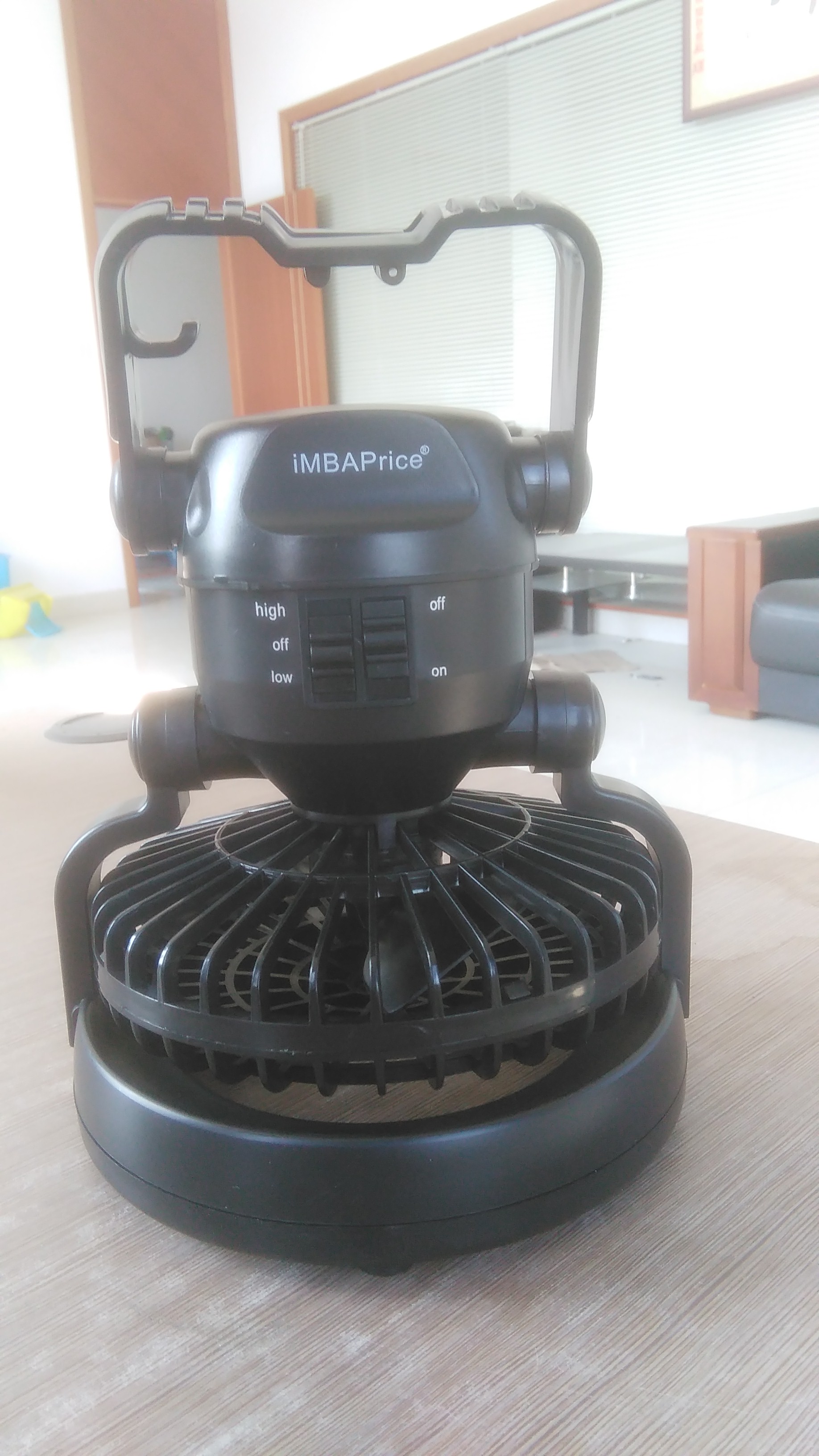 Energy Saving Usb Camping Fan , Small Battery Powered Fan Tent Camping