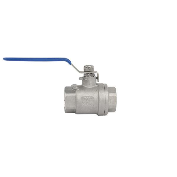 SS304/SS316 Stainless Steel 2PC Full Port Ball Valve BSP/NPT Thread High Pressure Ball Valve