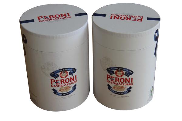 CMYK Printed C2S C1S Creative Round Kraft Paper Tube Packaging For Food