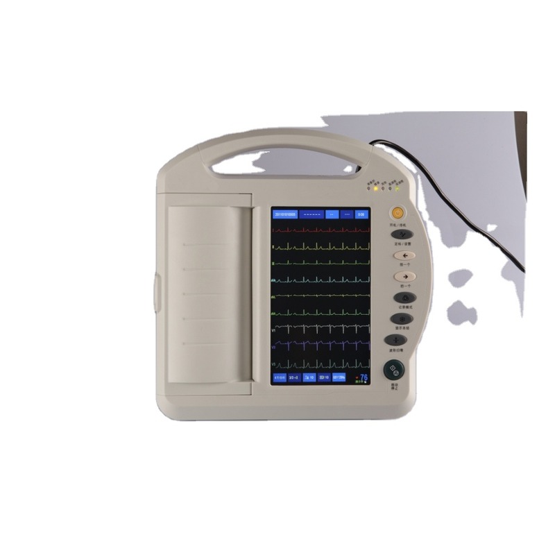 Portable Metal Ecg Machine Electrocardiograph Ecg Machine 12 Channel Digital ECG Machine 12 Leads Ekg