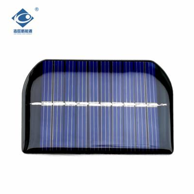 5V mono crystalline silicon solar cells 0.5Watt ZW-62415 Epoxy Resin Solar Panel
