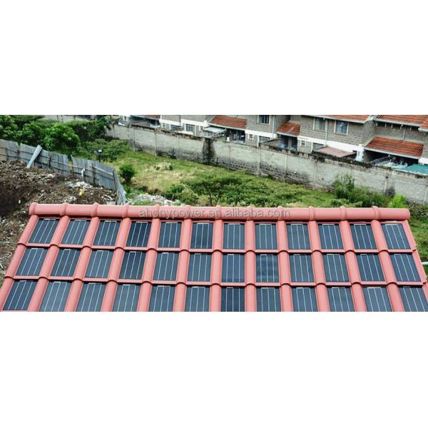 16w Telhas Solares Transparente Painel Solar Telhado Telhas Bifisso Modulo de Célula Solar
