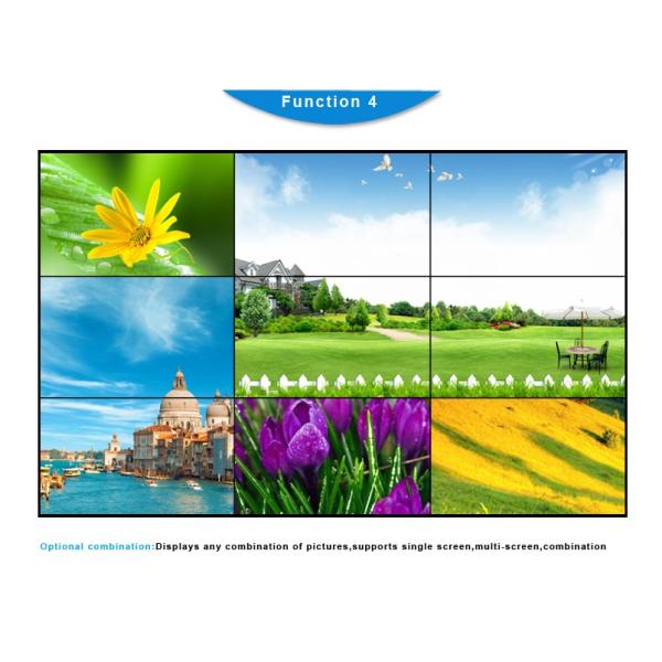 High Performance 46 Inch Digital Wall Display , Multiple Splicing Video Wall Panels