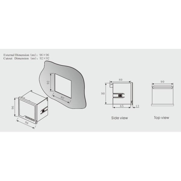 Fire Monitor Meter All-parameter Measuring three phase Digital Multimeter CN-3LD3Y