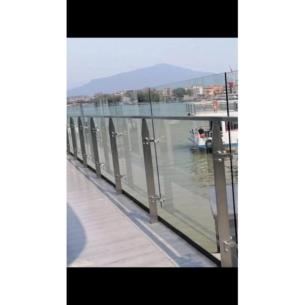 Corrosion Resistant 6mm Stainless Steel Balustrade Posts