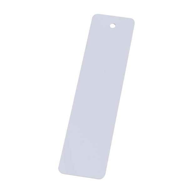 marque de bord photo personnalisée Marque de bord métallique Aluminium Blanc Brillant Blanc Blanc Sublimation Marque de bord Avec Tassel