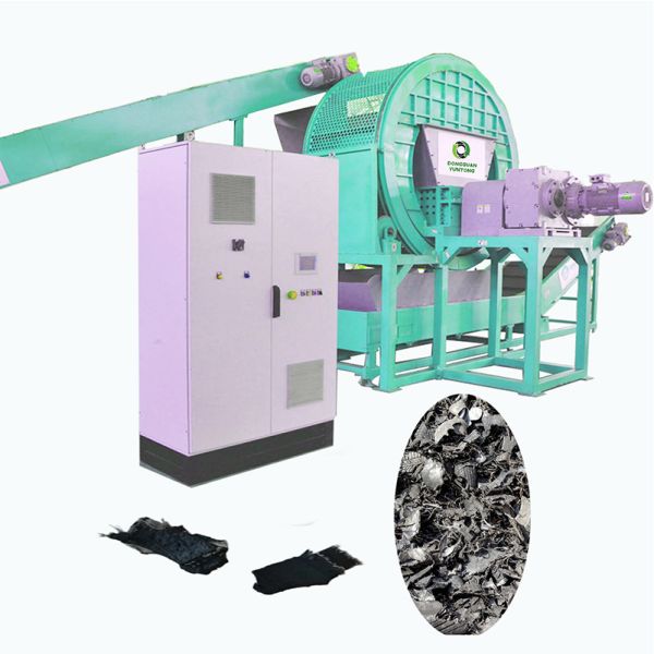 Tyre Plastic Shredder Machine Industrial Metal Double Shaft Shredder