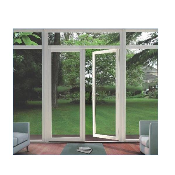 Aluminum French Door with Grills in Elegant Design in Need of Entry Doors