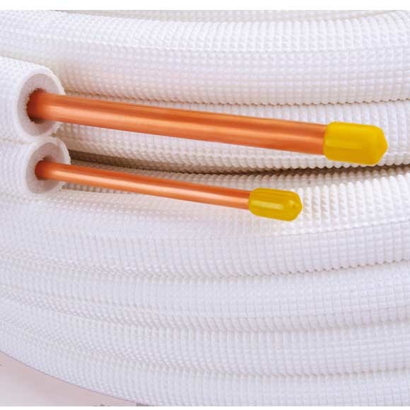 Pancake AC Spare Part Air Conditioner Insulated Copper Tube 1/2'' 3.5m