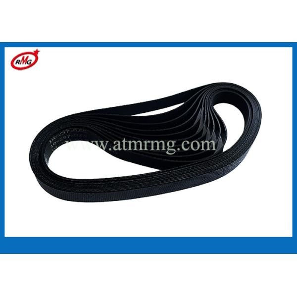 Black ATM Spare Parts Glory Banknote Counter Rubber Belt 10X297X0.65mm