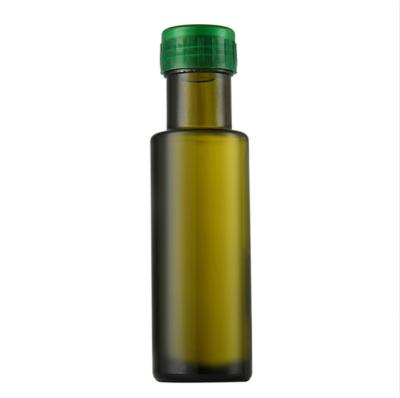 Garrafa de óleo essencial de vidro verde de oliva personalizada 50ml/100ml Garrafa de óleo de cozinha de luxo