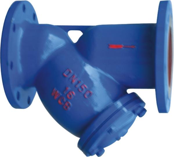 6 Inch Pressure Y Type Strainers , Cast Iron Flanged Water Y Strainer