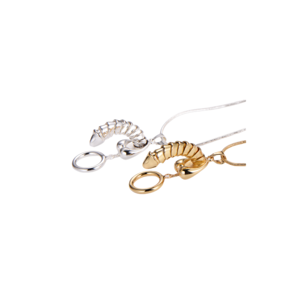 2025 New Fashion Stainless Steel Necklace Funny Personality Pendant Necklace Jewelry