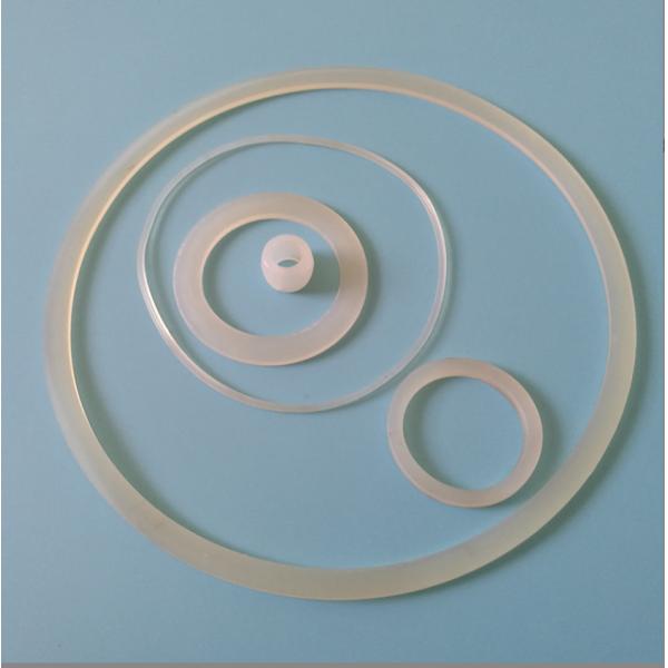 Le caoutchouc de silicone transparent fait sur commande de joint Sealg Ring High Temperature Gasket Rings