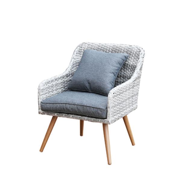 Grey Outdoor Couch With Dining Table European Garden Couch Set