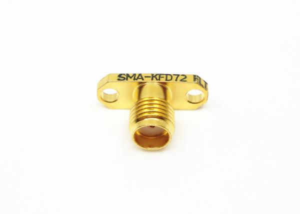 2 Holes Flange Mount SMA 50Ohm RF Female Connector