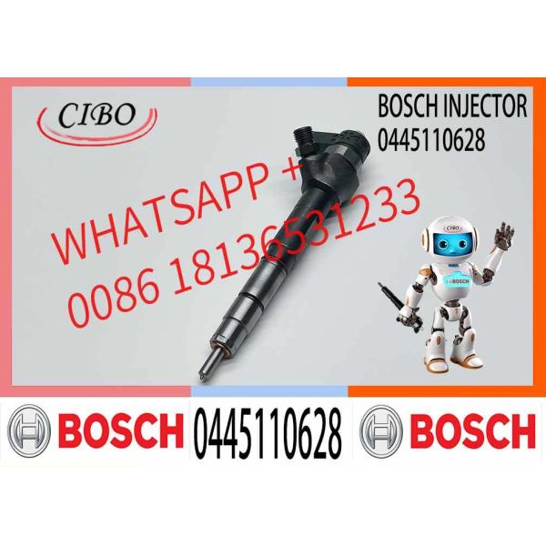 Injector 0 445 110 629 Diesel Fuel Inyector Common Rail 0445110629 0445110628 Diesel Injection Nozzle Assy