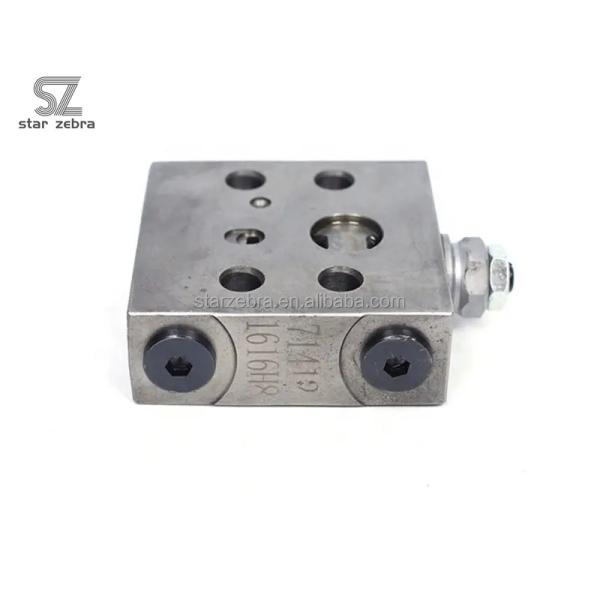 Komatsu Engine Model PC130-7 PC160-7 Excavator Hydraulic Parts Reducing Relief Valve Block for Your Heavy Machinery