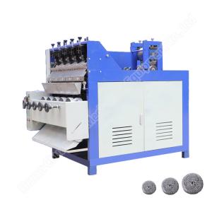 stainless steel cleaning sponge ball machine steel wire ball machine adjustable