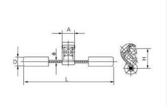 FD-L Type Aluminum Alloy Vibration Damper For Overhead Transmission Line