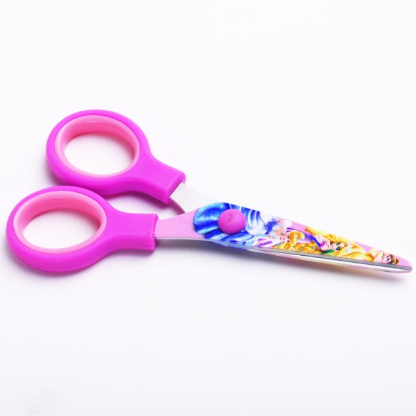 Wholesale good quality creative stationary colourful fancy cartoon paper cutting scissors