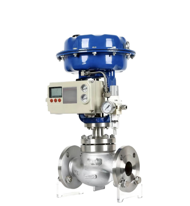 Explosion Proof Pneumatic Diaphragm Regulating Valve Stainless Steel Flange Control Valve for Chemical Heating Pipeline