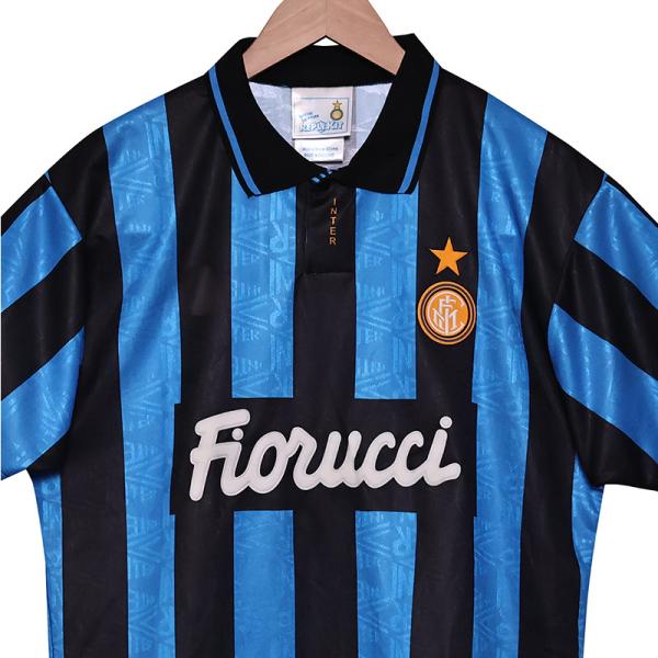 1992-1993 Inter Milan Retro Football Home Jersey Classic Customizable
