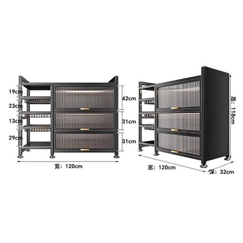Customization Q235B Kitchen Cabinet Organizer 60kg Load Capacity Scratch Resistant And Durable Multi Functional